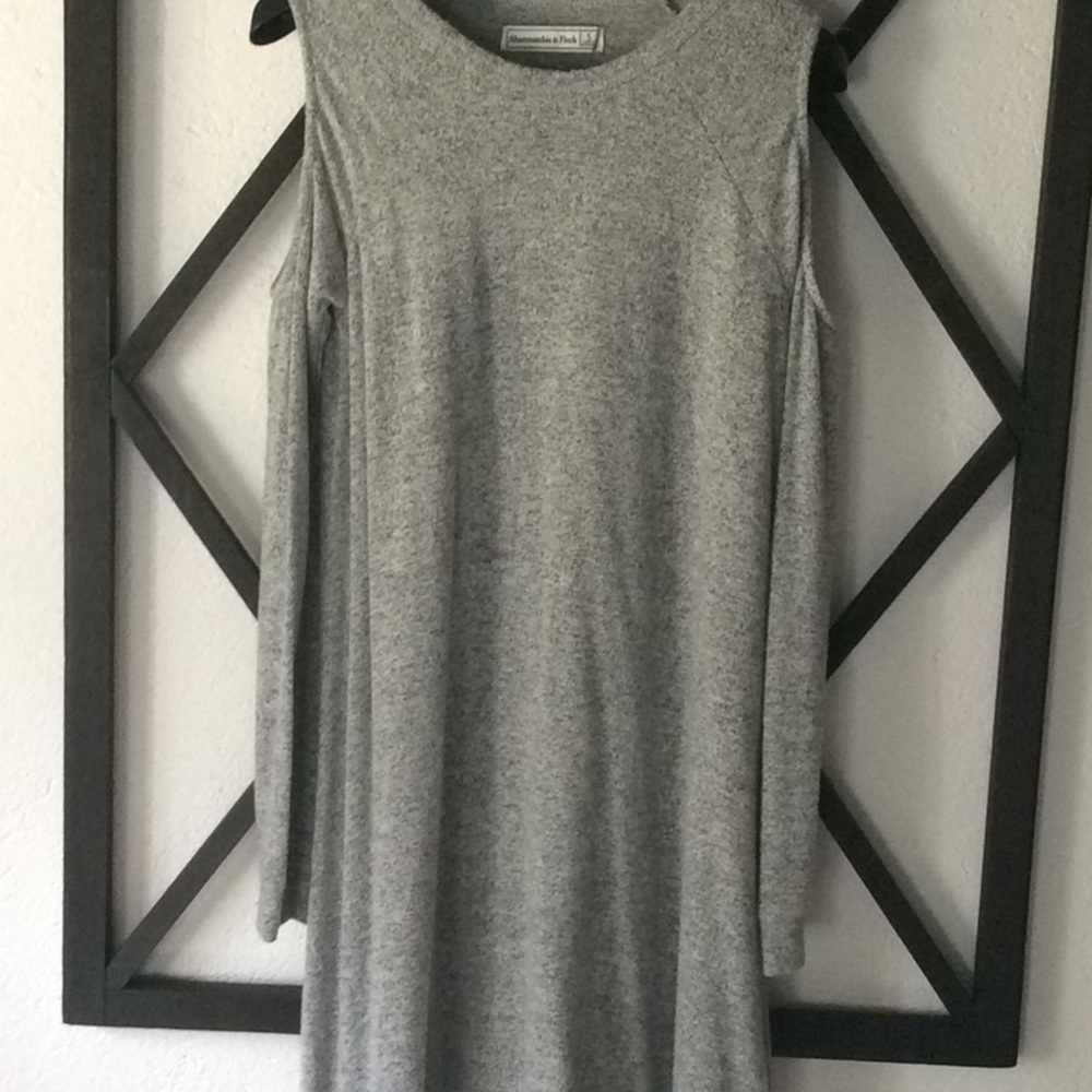 Abercrombie & Fitch Women’s Cold Shoulder LS Dress